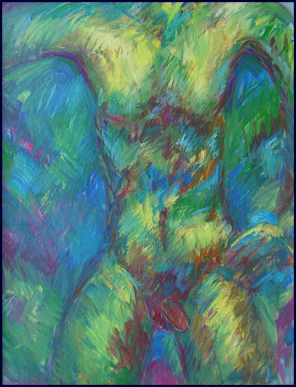 naaktschilderij 18 olieverf